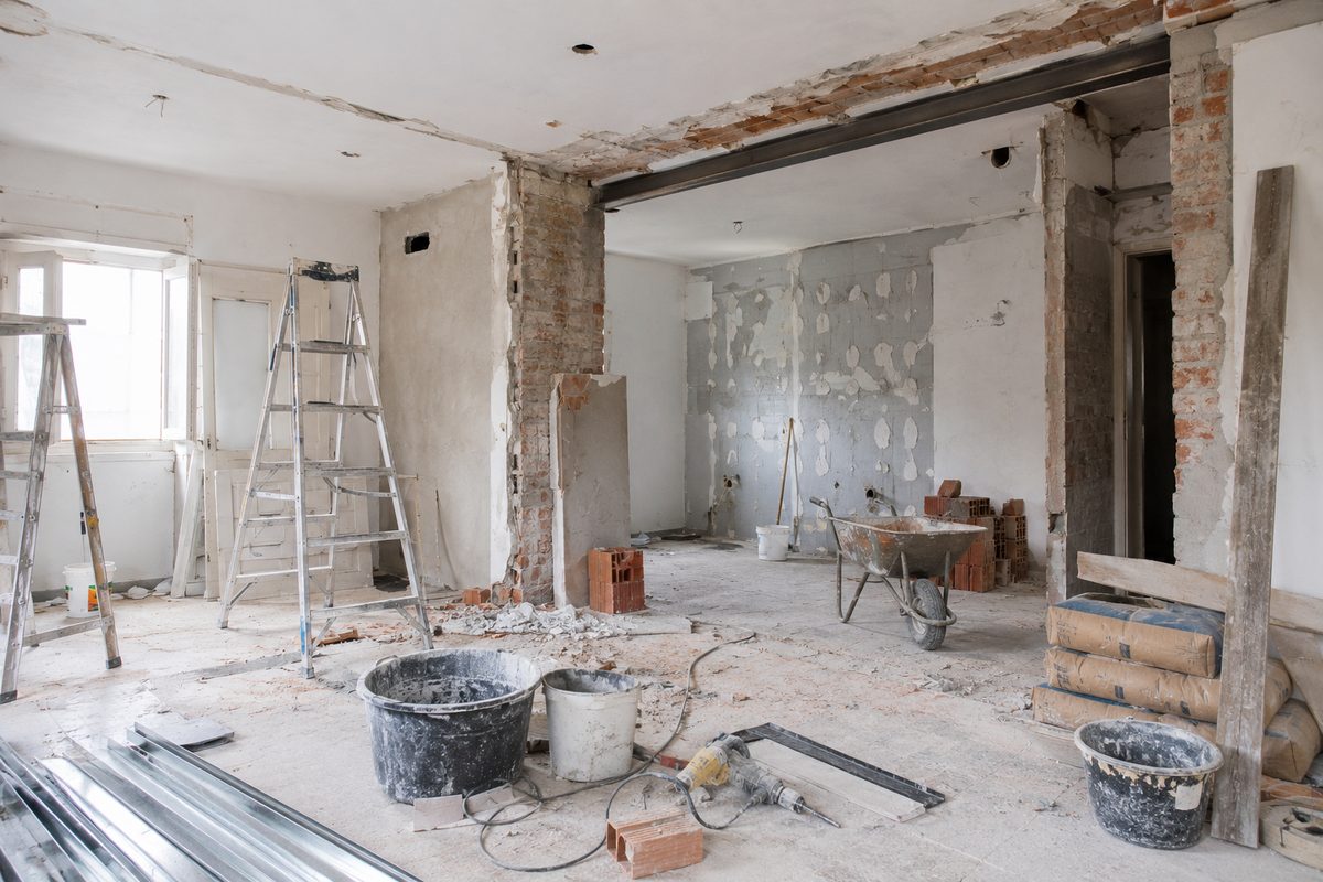 Obra de remodelação completa de uma casa na Maia e Grande Porto